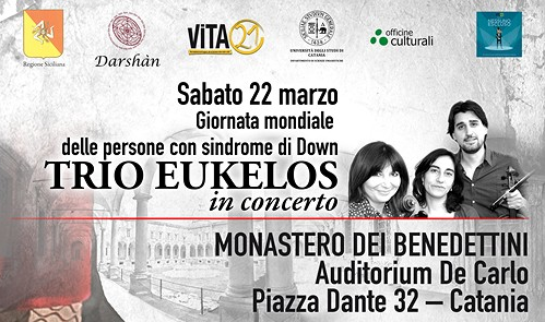 TRIO EUKELOS in concerto a Catania per scopo benefico con l’associazione VITA21