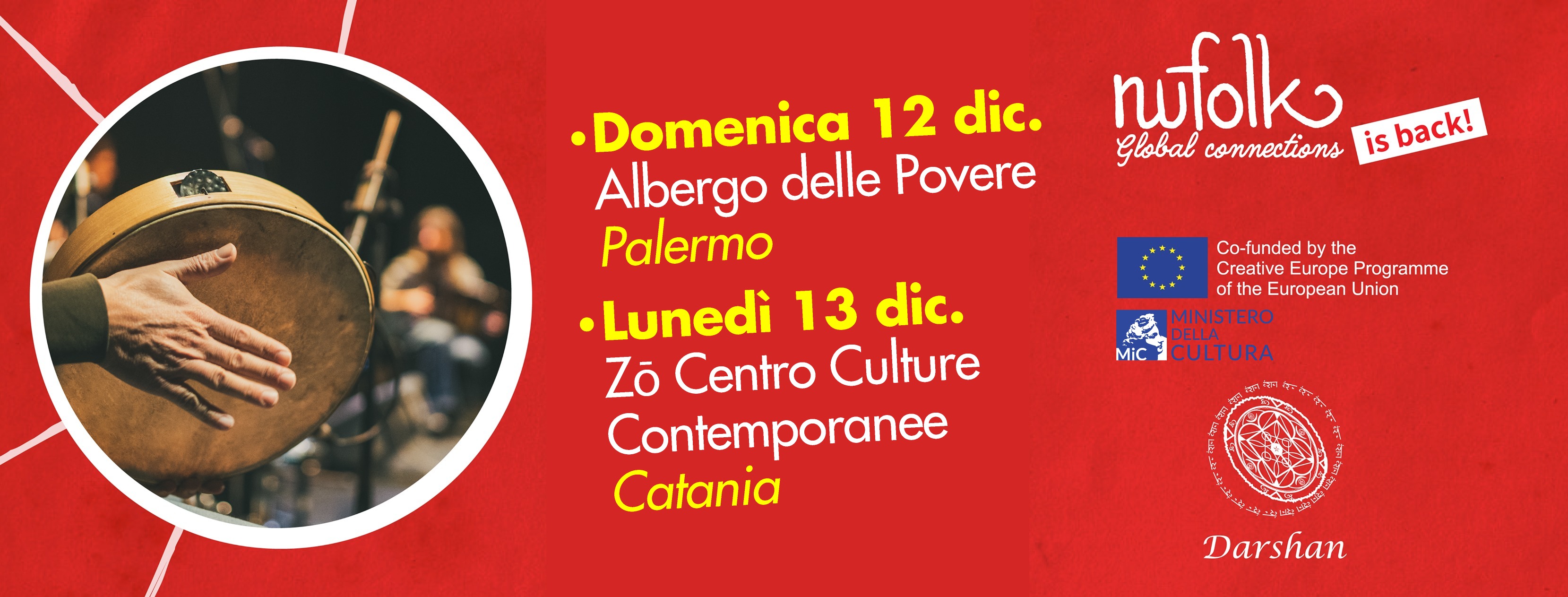 12/13 dic – NUFOLK GLOBAL CONNECTIONS chiude il tour in Sicilia
